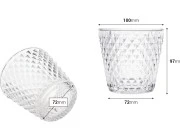 Staklena providna dekorativna posuda - čaša 100/72x97 mm za sveću-dimenzije_slike