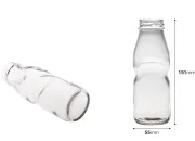 Staklena flašica za sokove 200mL-dimenzije_slike