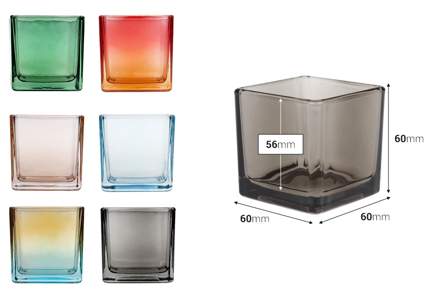 Staklena četvrtasta posuda 60x60 mm u raznim bojama-dimenzije_slike