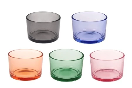 Staklena cilindrična posuda 70x50 mm u raznim bojama-1
