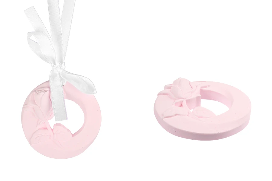 Gipsani osveživač prostora sa dizajnom cveta 70x8 mm sa belom mašnom (sa mirisom)-slika_proizvoda