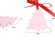 Gipsani osveživač prostora sa dizajnom Božićne jelke 65x7x70 mm sa crvenom mašnom-dimenzije_slike