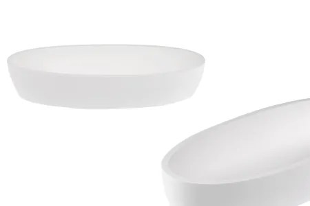 Gipsana dekorativna posuda 210x86x40 mm-1
