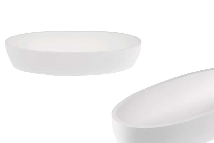 Gipsana dekorativna posuda 210x86x40 mm