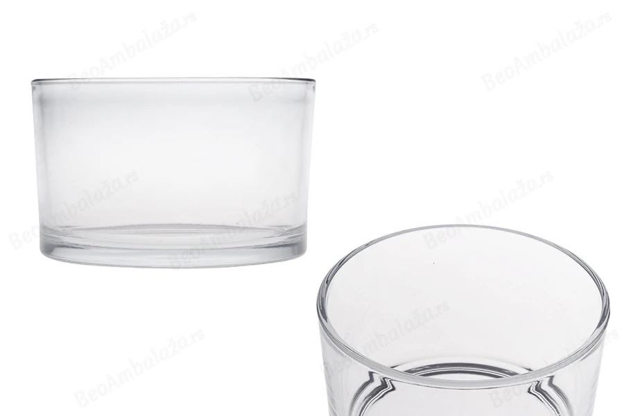 Staklena dekorativna posuda 130x80 mm za sveću-slika_proizvoda