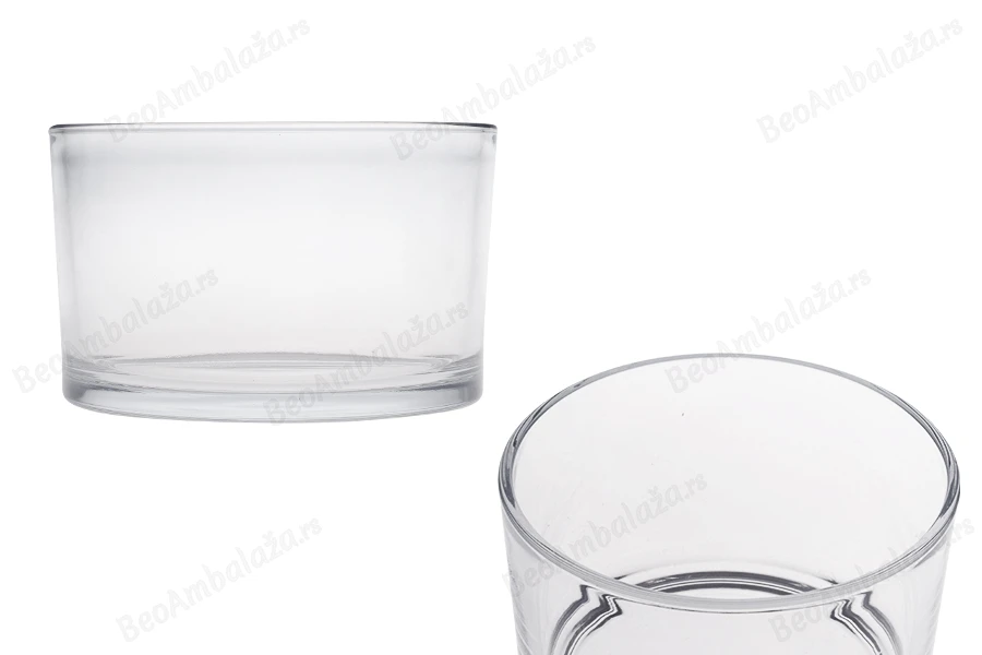 Staklena dekorativna posuda 130x80 mm za sveću-slika_proizvoda