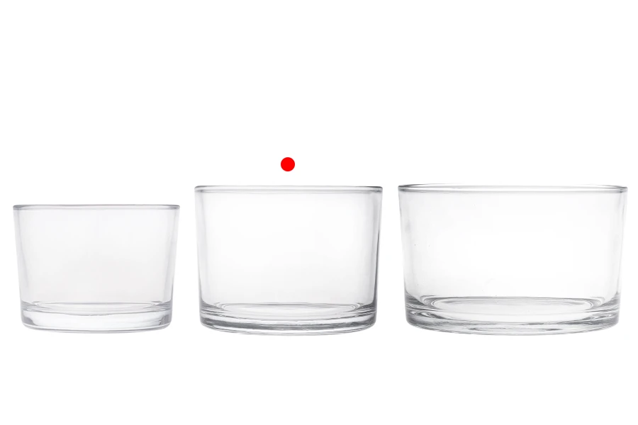 Staklena cilindrična posuda 520 mL (110x80 mm)