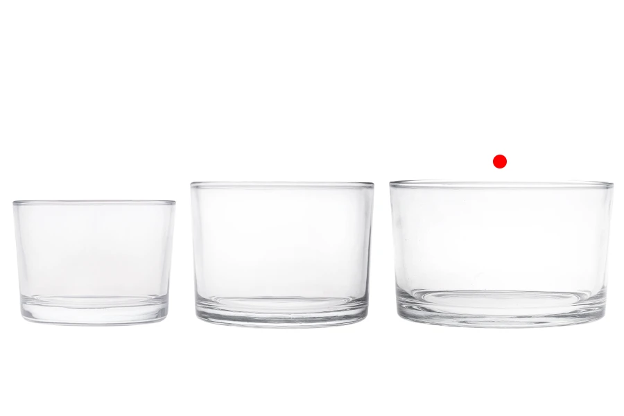 Staklena cilindrična posuda 750 mL (128x78 mm)