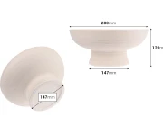 Keramička posuda 280x120 mm za sveće Keramička posuda 280x120 mm za sveće