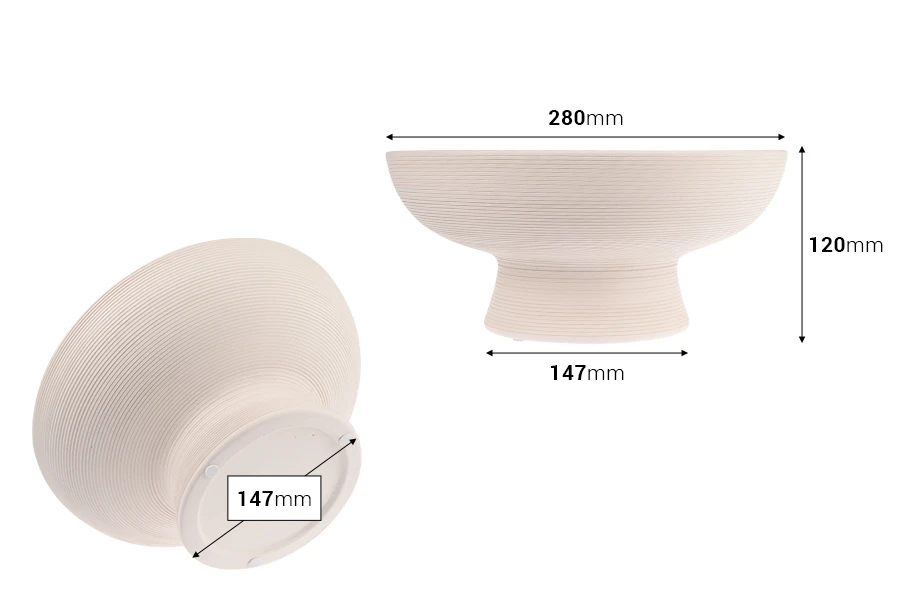 Keramička posuda 280x120 mm za sveće Keramička posuda 280x120 mm za sveće