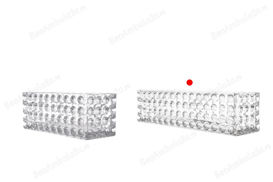 Staklena providna dekorativna posuda 300x80x80 mm za sveću-grupa_slika