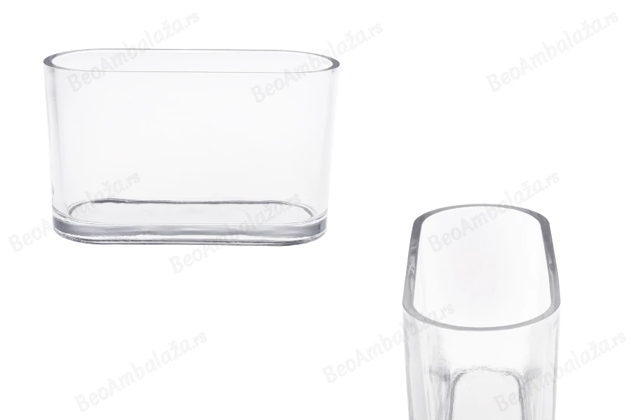 Staklena providna dekorativna posuda 200x80x120 mm za sveću-slika_proizvoda