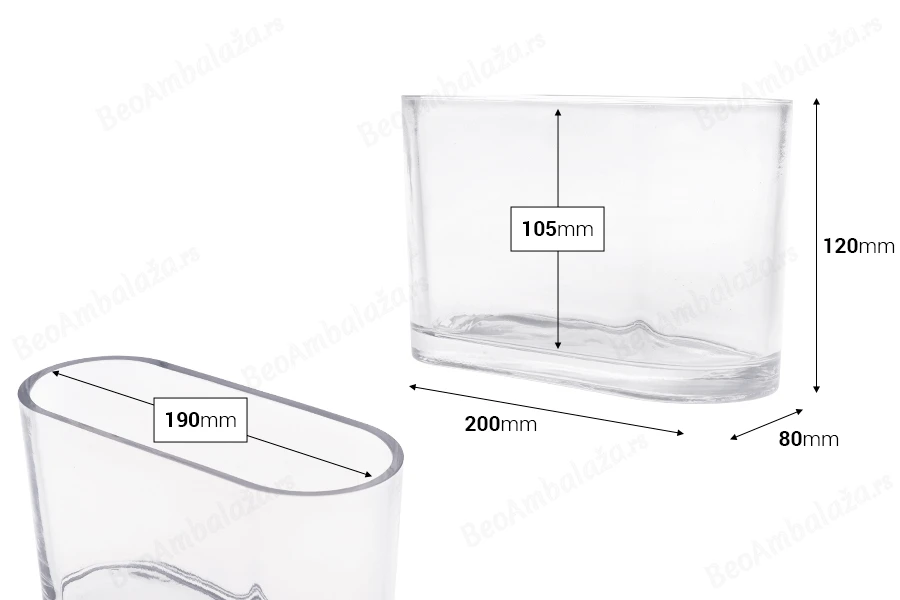 Staklena providna dekorativna posuda 200x80x120 mm za sveću-dimenzije_slike