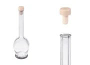Okrugla flašica za piće 100mL, sa čepom F11