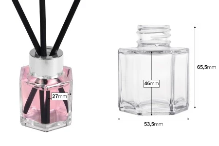 Providna staklena bočica 50mL, pogodna za osveživač prostora-2