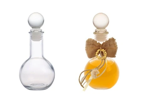 Okrugla staklena flaša 100mL sa staklenim čepom - (minimalna porudžbina 1 kutija)-1