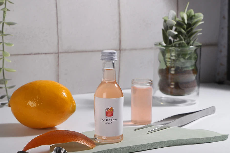 Staklena okrugla flaša 40mL
