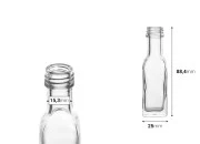 Staklena flaša Marasca 20mL - bez zatvarača Staklena flaša Marasca 20mL - bez zatvarača-dimenzije_slike