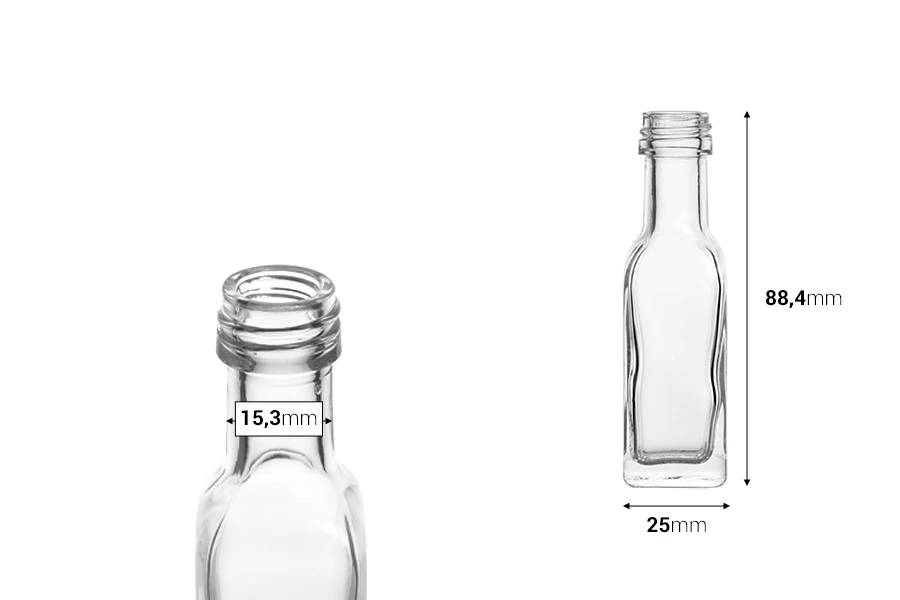 Staklena flaša Marasca 20mL - bez zatvarača Staklena flaša Marasca 20mL - bez zatvarača-dimenzije_slike