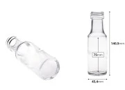 Providna staklena flašica 100 mL Dorica sa grlom PP 31,5 - 62 kom Providna staklena flašica 100 mL Dorica sa grlom PP 31,5 - 62 kom-dimenzije_slike