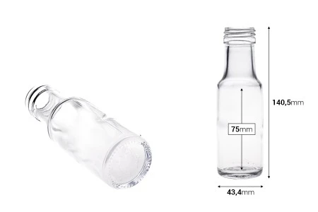 Providna staklena flašica 100 mL Dorica sa grlom PP 31,5 - 62 kom-2
