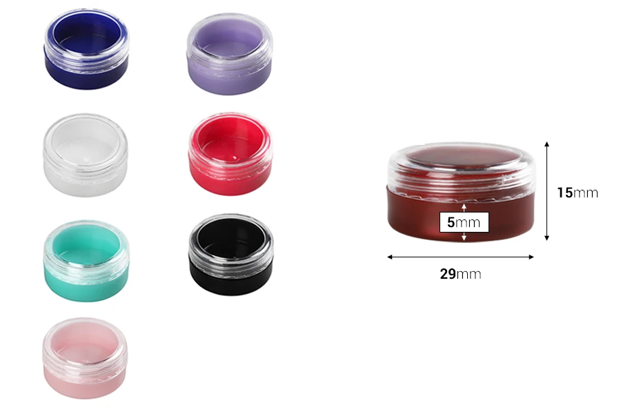 Akrilna kutijica 3mL u raznim bojama sa providnim zatvaračem - 12 kom Akrilna kutijica 3mL u raznim bojama sa providnim zatvaračem - 12 kom-dimenzije_slike