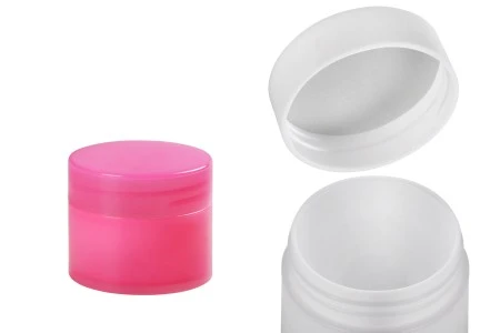 Plastična kutijica 10mL sa duplim dnom i zatvaračem sa unutrašnjom zaptivkom - 12 kom-1