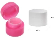 Plastična kutijica sa duplim dnom 30mL sa plastičnim međupoklopcem - 6 kom