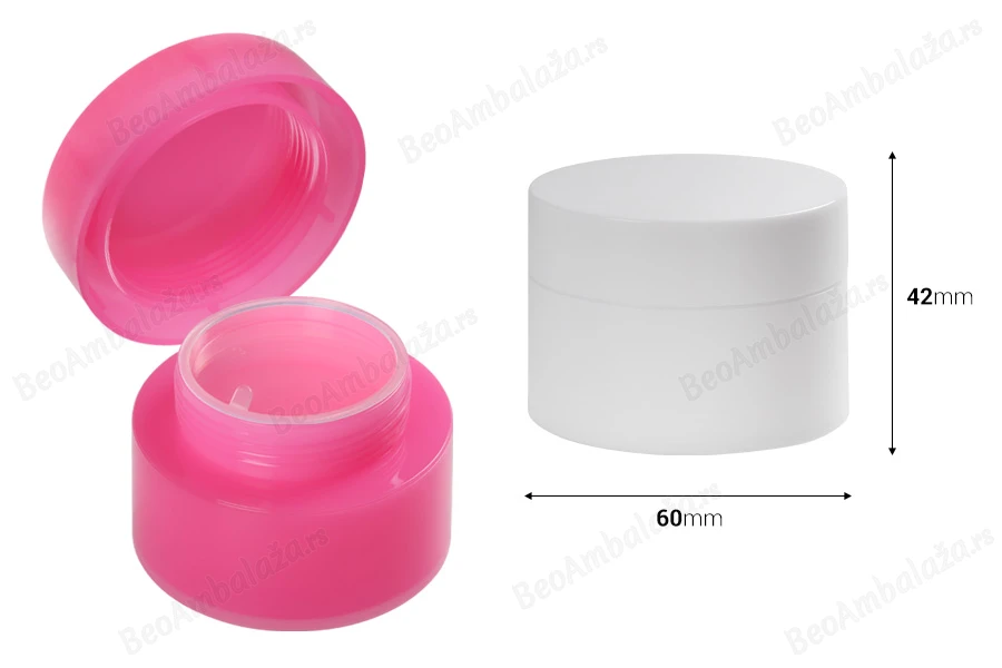 Plastična kutijica 30mL sa duplim dnom i unutrašnjom zaptivkom na zatvaraču - 6 kom-dimenzije_slike