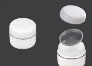 Plastična kutijica 20mL sa srebrnom linijom, duplim dnom, međupoklopcem i zatvaračem - 12 kom