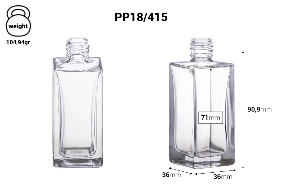 Četvrtasta bočica za parfeme 50mL (18/415)