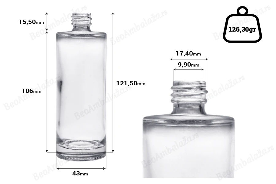 Okrugla bočica 18/415 za parfem 100mL - (minimalna porudžbina 1 kutija)-dimenzije_slike