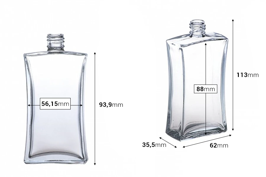 Pravougaona bočica za parfeme 100mL (18/415)
