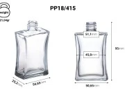 Pravougaona bočica za parfeme 50mL (18/415)