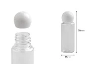 Plastična šampon boca 20mL sa okruglim zatvaračem - 50kom Plastična šampon boca 20mL sa okruglim zatvaračem - 50kom