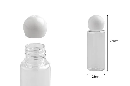 Plastična šampon boca 20mL sa okruglim zatvaračem - 50kom-2