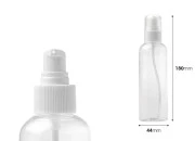 Plastična PET flašica 200mL za kreme sa pumpicom i zatvaračem - 12 kom Plastična PET flašica 200mL za kreme sa pumpicom i zatvaračem - 12 kom