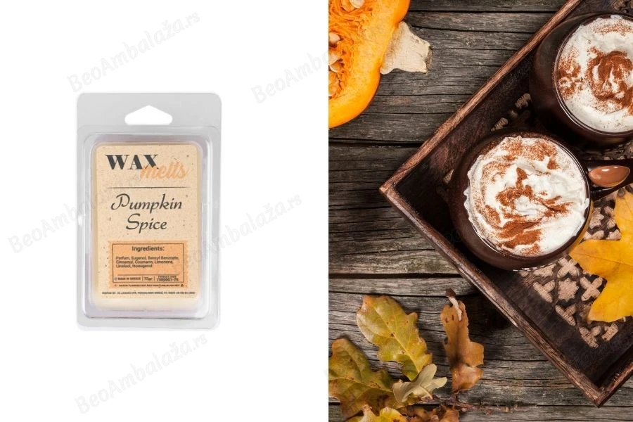 Melts vosak Pumpkin spice (75g) - mirišljavi vosak za topljenje-slika_proizvoda