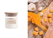 Pumpkin spice - Aromatična sveća od sojinog voska sa drvenim fitiljem (110gr)-slika_proizvoda