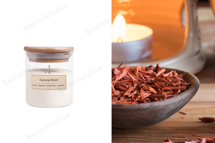 Luxury Hotel - Aromatična sveća od sojinog voska sa drvenim fitiljem (110gr)-slika_proizvoda