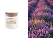 Lavanda - Aromatična sveća od sojinog voska sa drvenim fitiljem (110gr)-slika_proizvoda