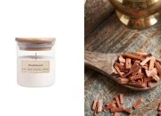 Sandalovina - Aromatična sveća od sojinog voska sa drvenim fitiljem (110gr)-slika_proizvoda