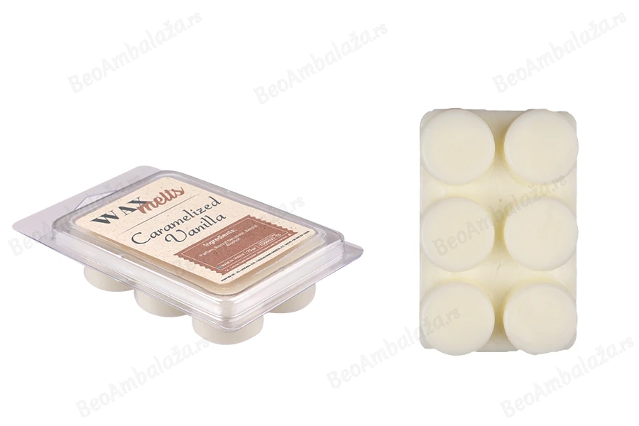 Melts vosak Caramelized Vanilla (75g) - mirišljavi vosak za topljenje-dimenzije_slike
