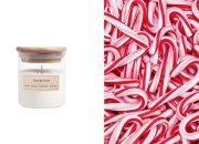 Candy Cane - Aromatična sveća od sojinog voska sa pamučnim fitiljem (110gr)-slika_proizvoda