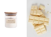 White Chocolate - Aromatična sveća od sojinog voska sa pamučnim fitiljem (110gr)-slika_proizvoda