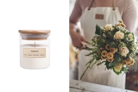 Blooming mistress - Aromatična sveća od sojinog voska sa pamučnim fitiljem (110gr)-1
