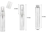 Staklena bočica za parfeme 5mL sa sprejom i plastičnim zatvaračem - 6 kom Staklena bočica za parfeme 5mL sa sprejom i plastičnim zatvaračem - 6 kom-dimenzije_slike