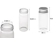 Staklena flašica 30mL sa aluminijumskim zatvaračem - 12 kom Staklena flašica 30mL sa aluminijumskim zatvaračem - 12 kom