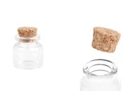 Staklena flašica sa plutanim čepom za poklončiće 10mL, 30x35 mm - 12 kom Staklena flašica sa plutanim čepom za poklončiće 10mL, 30x35 mm - 12 kom