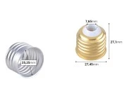 Aluminijumski zatvarač sa rupom za slamčicu za flaše u obliku sijalice